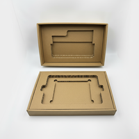 Boîte cadeau parfum personnalisée en papier recyclable avec feuille d'or, boîtes carrées à fentes, fermeture magnétique, pelliculage mat