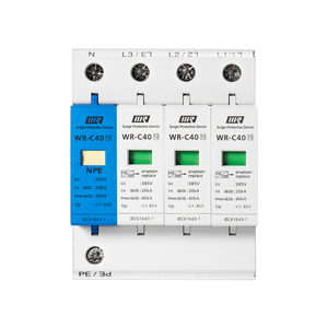 WRDZ 3P + NPE Dispositif de protection contre les surtensions <span class=keywords><strong>triphasé</strong></span> 20/40kA <span class=keywords><strong>Parafoudre</strong></span> pour protection contre la foudre et mise à la terre 480V - Product Image 3