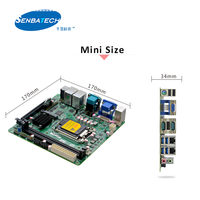 ITX-Q250M1 LGA 1151 I211AT 2 Lan DDR4 SATA3.0 MSATA PCIE3.0 X16 PS2 10USB 6COM ATX Mince Mini Itx Carte Mère Pcie Slot
