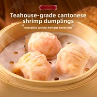LIKOFU Authentieke Kantonese Kristallen Garnalen Har Gow Diepvries Dumplings 160g Traditionele Yum Cha Ontbijtsnack voor Kinderen