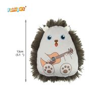 Jouet en peluche doux et froissé pour chien, design hérisson mignon, personnalisé par le fabricant Famipet, avec sonnette intégrée