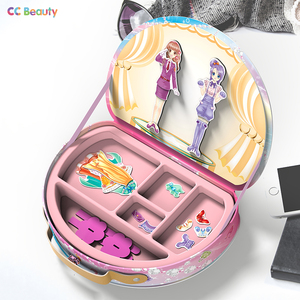 Autocollants magnétiques créatifs pour réfrigérateur, personnalisables OEM/ODM, pour habillage de <span class=keywords><strong>princesse</strong></span>, jouets à coller de dessins animés pour petites filles - Product Image 2