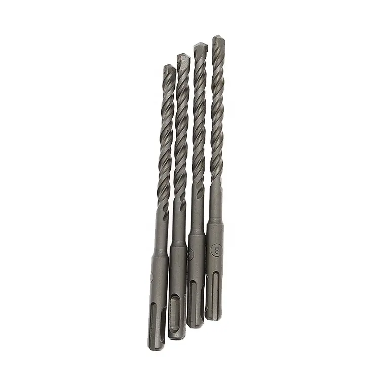 8x160mm SDS Max Cross Tip Electric Hammer Drill Bit Sand Blast Long Life Make Hole Fully Ground HRC 48-50 S4 Flute 40cr