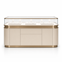 Vitrine de présentation de bijoux en verre trempé sur mesure, comptoir, meuble pour magasin de détail, vente en gros