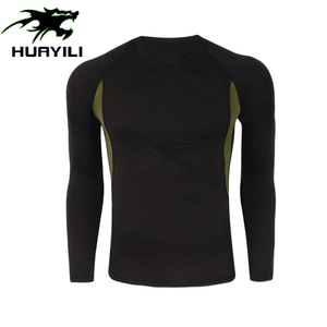 HUAYILI Ensemble de <span class=keywords><strong>sous</strong></span>-vêtements thermiques pour hommes Long Johns Sports Quick Dry Tactical Fleece Thermal Underwear - Product Image 3
