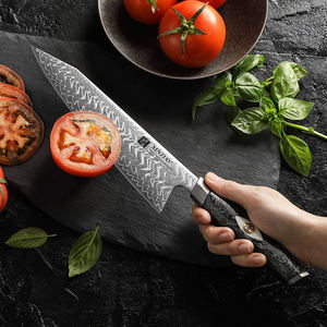 Yeni Sharp şef bıçağı 145 katmanlar <span class=keywords><strong>M390</strong></span> şam tozu çelik karbon Fiber reçine kolu mutfak bıçakları - Product Image 4