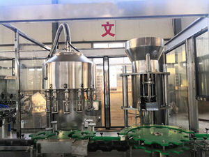 Mesin tutup segel pengisian jus otomatis 3 in 1 18-18-6 18 pipa semprot untuk garis pengemasan botol kaca - Product Image 5