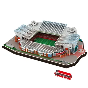 세계 유명 건축 축구 경기장 3D 종이 퍼즐 홈 장식 DIY 조립 종이 모델 장난감 어린이 성인