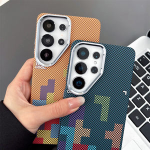 NUOVO per Samsung S26 Ultra: Custodia Magnetica Compatibile con Samsung S25 Ultra, Design <span class=keywords><strong>Tetris</strong></span> con Texture Premium - Product Image 2