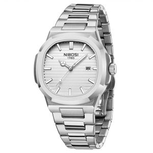 Nibosi 2632 New Fashion Brand <b>Mens</b> <b>Watches</b> Quartz Movement Luxury Stainless Steel Calendar <b>Waterproof</b> Sport Wrist <b>Watch</b> for <b>Men</b> - Product Image 6