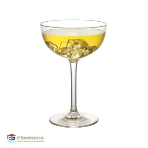 Gelas Cocktail Gelas Martini 250Ml 8.5Oz Plastik Gelas Anggur Sampanye Tahan Pecah untuk Berkemah Pesta Pernikahan Bar KTV