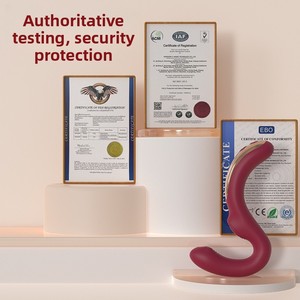 Vibrador de Punto G y Clítoris Doble OEM al por Mayor, Juguete Sexual de Mano - Morado/Rojo Rosa, 1 Año de Garantía, Marca Privada - Product Image 3