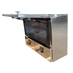 กล่องเครื่องมืออะลูมิเนียมพร้อมลิ้นชักกล่องเครื่องมือชิ้นส่วนร่างกายรถบรรทุกกล่องเก็บของแบบเลื่อน - Product Image 4