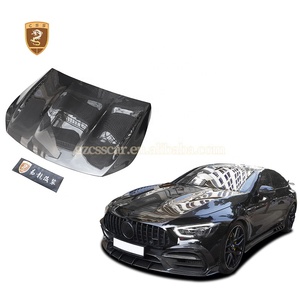 Couvercle de capot de moteur avant pour <span class=keywords><strong>Mercedes</strong></span> Bens Amg <span class=keywords><strong>Gt</strong></span>, mise à niveau au Style Tc 3K en carbone brillant Gt50 Gt53 <span class=keywords><strong>Gt</strong></span> <span class=keywords><strong>63S</strong></span> - Product Image 3
