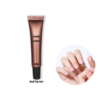 OEM ODM 15g 30g presse sur Uv Gel vernis à ongles extension gel adhésif colle à ongles pour salon de manucure