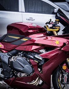 Film de protection de carrosserie automobile et <span class=keywords><strong>moto</strong></span> en PET PVC <span class=keywords><strong>auto</strong></span>-réparant, anti-UV, haute brillance, effet métallique liquide, avec changement de couleur - Product Image 3