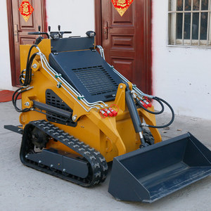 Efficient Mini Compact <b>Wheel</b> Skid Steer <b>Small</b> Track Skid Steer with Engine for Construction Farm Garden Wholesale - Product Image 6