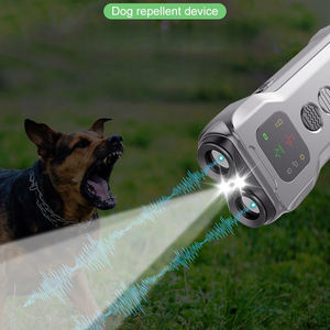 पोर्टेबल डबल सिर वाला अल्ट्रासोनिक कुत्ता प्रशिक्षण उपकरण रिचार्जेबल छाल नियंत्रण सरीसृप विरोधी-बार्किंग प्लास्टिक प्रशिक्षण उपकरण - Product Image 5
