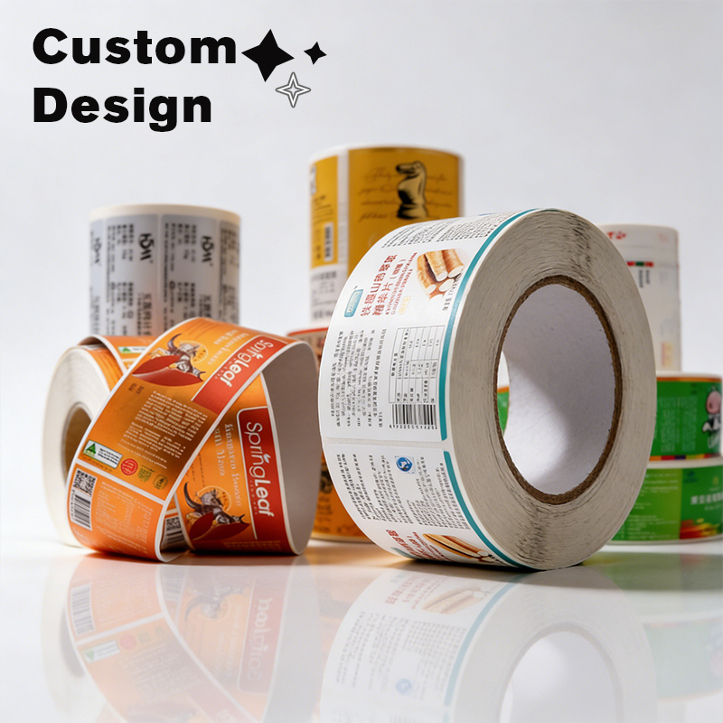 Custom Packaging Labels Stickers Stickers Beverage Bottle Creative Waterproof Self Adhesive Stickers and Labels