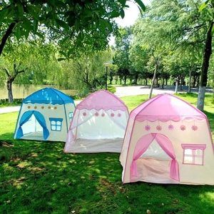 Populaire chaud Polyester tissu activité filles garçons princesse château <span class=keywords><strong>tente</strong></span> bébé intérieur pliable <span class=keywords><strong>tipi</strong></span> Playhouse jouet <span class=keywords><strong>tente</strong></span> - Product Image 2