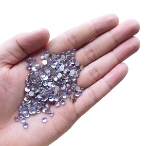 Vente en gros SS20 SS30 Non-Hot Fix Rond <span class=keywords><strong>Cristal</strong></span> Strass air <span class=keywords><strong>Violet</strong></span> Flatback Strass <span class=keywords><strong>Cristal</strong></span> Pierre, pour Nail Art - Product Image 3