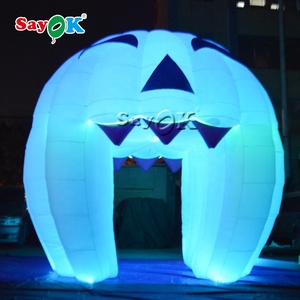 Maison gonflable 40 cm, chat citrouille, décoration, pour Halloween, maison en solde - Product Image 4