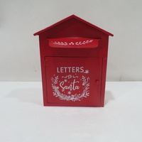 Buzón Decorativo Navideño Hecho a Mano, Ecológico, de Hierro Forjado, Estilo Art Deco, Decoración Vintage para Interiores/Exteriores, Resistente, en Oferta