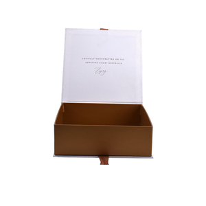 Custom Designed <b>White</b> Magnetic Women's Lingerie Foam Paper <b>Boxes</b> Recycled Bra Gift Box with Embossing and Matt Lamination - Product Image 5