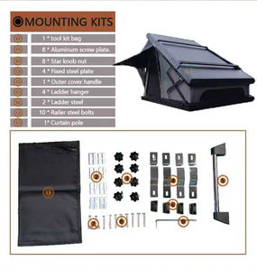 Tienda <span class=keywords><strong>de</strong></span> Campaña <span class=keywords><strong>de</strong></span> Techo Wildgo CRT-007, Carcasa Rígida <span class=keywords><strong>de</strong></span> Poliéster, para 2 Personas, Cuatro Estaciones, Apertura Automática Rápida, Impermeable - Product Image 3