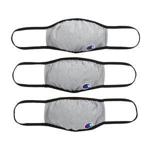 Masque facial Champion Ellipse pour adulte, lot de 3, masque unisexe, couleur : gris/gris |   100% authentique - Product Image 1