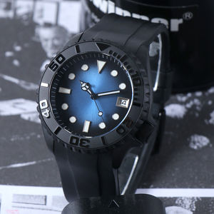 นาฬิกาข้อมือผู้ชาย MINUTETIME รุ่น SKX007 SKX009 NH35 ดีไซน์หรูหรา ระบบอัตโนมัติ กันน้ำ หน้าปัดสีดำน้ำเงิน เรืองแสง - Product Image 2