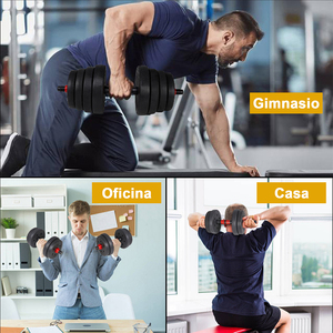 Mancuernas Ajustables 2 en 1 con Barras para Ejercicios de Brazos, Uso Doméstico, Multifunción, 10KG-50KG, Disponibles en España - Product Image 5