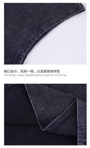 T-shirt sans manches pour hommes avec logo personnalisé surdimensionné Vintage débardeur délavé à l'acide unisexe de grande taille vente en gros - Product Image 6