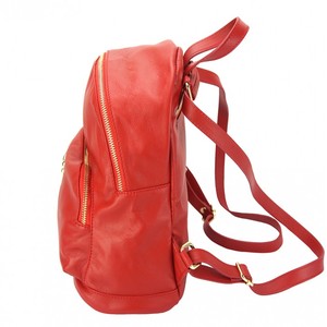 Mochila de Cuero para Mujer, Elegante y Moderna, Duradera, de Cuero Genuino, con Múltiples Compartimentos y Cierre de Cremallera, para la Escuela, Viajes y Oficina - Product Image 4
