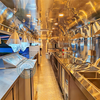 Remorque alimentaire entièrement équipée, barbecue, pizza, camion de nourriture, restaurant mobile, chariot de nourriture de rue