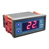 Thermostat numérique LED STC-100A AC 220V, contrôleur de température, chauffage, refroidissement, incubateur, capteur NTC 2M type K