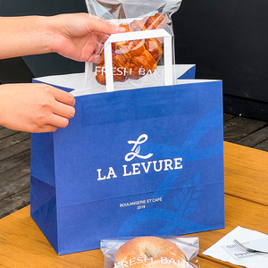 Custom Logo Baking Dessert Tote <strong>Bag</strong> and <strong>Bread</strong> Packaging <strong>Bag</strong> Bakery Cake Shop Takeaway Packaging - Product Image 6