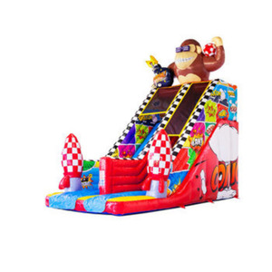 Tobogán Inflable Doble para Uso en Seco/Húmedo para Negocios de Alquiler de Fiestas/Tobogán Inflable con Temática de Carnaval - Product Image 4