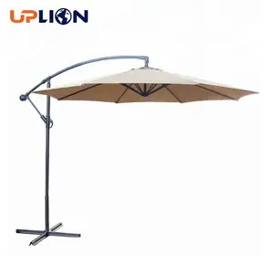 Uplion 10 Voeten Offset Paraplu 3M Zon Tuin Parasol Ronde Paraplu