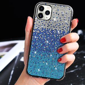 Uxury-funda de teléfono para <span class=keywords><strong>iPhone</strong></span> 13 pro Max, carcasa de almacenamiento de joyas con diamantes degradados 14 - Product Image 6