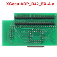 Adaptateur de programmation IC, prise noire ZIF PLCC44/DIP42 pour la programmation de puces EEPROM 27Cxxx/27Vxxx, accessoires XGecu T48