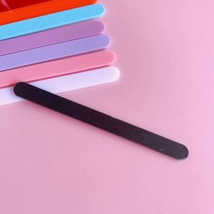Palitos de acrílico de colores para manualidades, multiusos, con diseño de helado arcoíris, para proyectos de bricolaje, manualidades escolares, fiestas y etiquetas de plantas - Product Image 1
