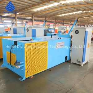Máquina automática de trefilado de tipo húmedo con recogida de carrete para producción de galvanización de alambre fino y proceso de horno de recocido - Product Image 1