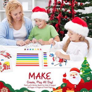 Organizador/Planificador <span class=keywords><strong>de</strong></span> Pintura <span class=keywords><strong>de</strong></span> Acuarela <span class=keywords><strong>para</strong></span> Niños <span class=keywords><strong>de</strong></span> 3 a 8 <span class=keywords><strong>Años</strong></span>, Encuadernación Térmica, <span class=keywords><strong>10</strong></span> Hojas, Manualidades <span class=keywords><strong>de</strong></span> Arte Navideño - Product Image 2