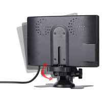 Monitor de Visión Trasera TFT LCD de Pantalla Ancha HD de 7 Pulgadas y 12 V, 24 V, 36 V con Cámara de Respaldo y Control Remoto para Ayuda de Marcha Atrás de Vehículos
