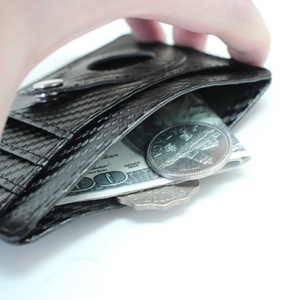 Boshiho Slim <b>Card</b> <b>Holder</b> Carbon Fiber Leather <b>Card</b> <b>Holder</b> for airtag RFID <b>Card</b> <b>Holder</b> for Men - Product Image 5