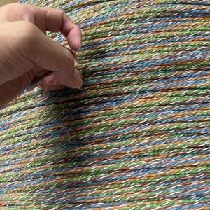 UTP FTP SFTP <span class=keywords><strong>สาย</strong></span>เคเบิลเครือข่าย <span class=keywords><strong>Cat6</strong></span> Cat5e Cat5กึ่งสำเร็จรูป - Product Image 1