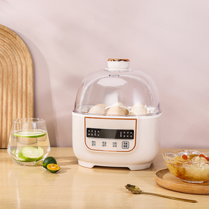 Cuiseur à œufs rapide Dash, cuiseur-pocheur et cuiseur vapeur, avec guide de mesure et de recettes, compatible lave-vaisselle - Sans BPA - Product Image 1