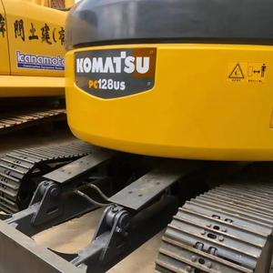 Excavatrice hydraulique sur chenilles Komatsu PC128US d'occasion, chenilles courtes, oscillante, PC128, PC128US, 12T, 12 tonnes, avec PLC - Product Image 2