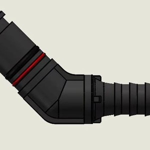 Airship <b>Quick</b> Connect Coupling 14.9mm 135 Degree For Fuel Line Plastic <b>Connector</b> Accessory - Product Image 2